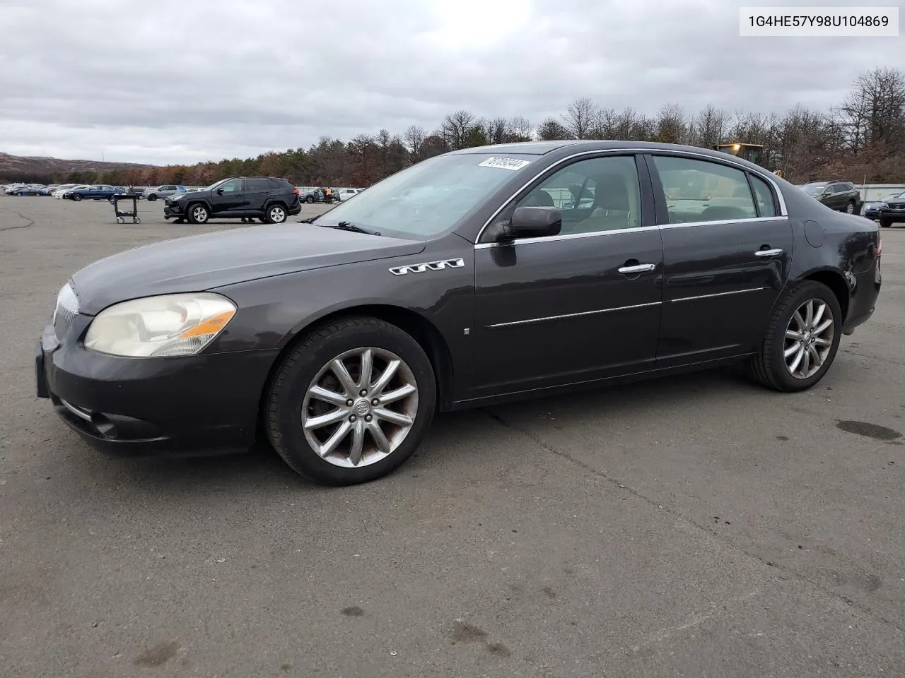 2008 Buick Lucerne Cxs VIN: 1G4HE57Y98U104869 Lot: 78709344