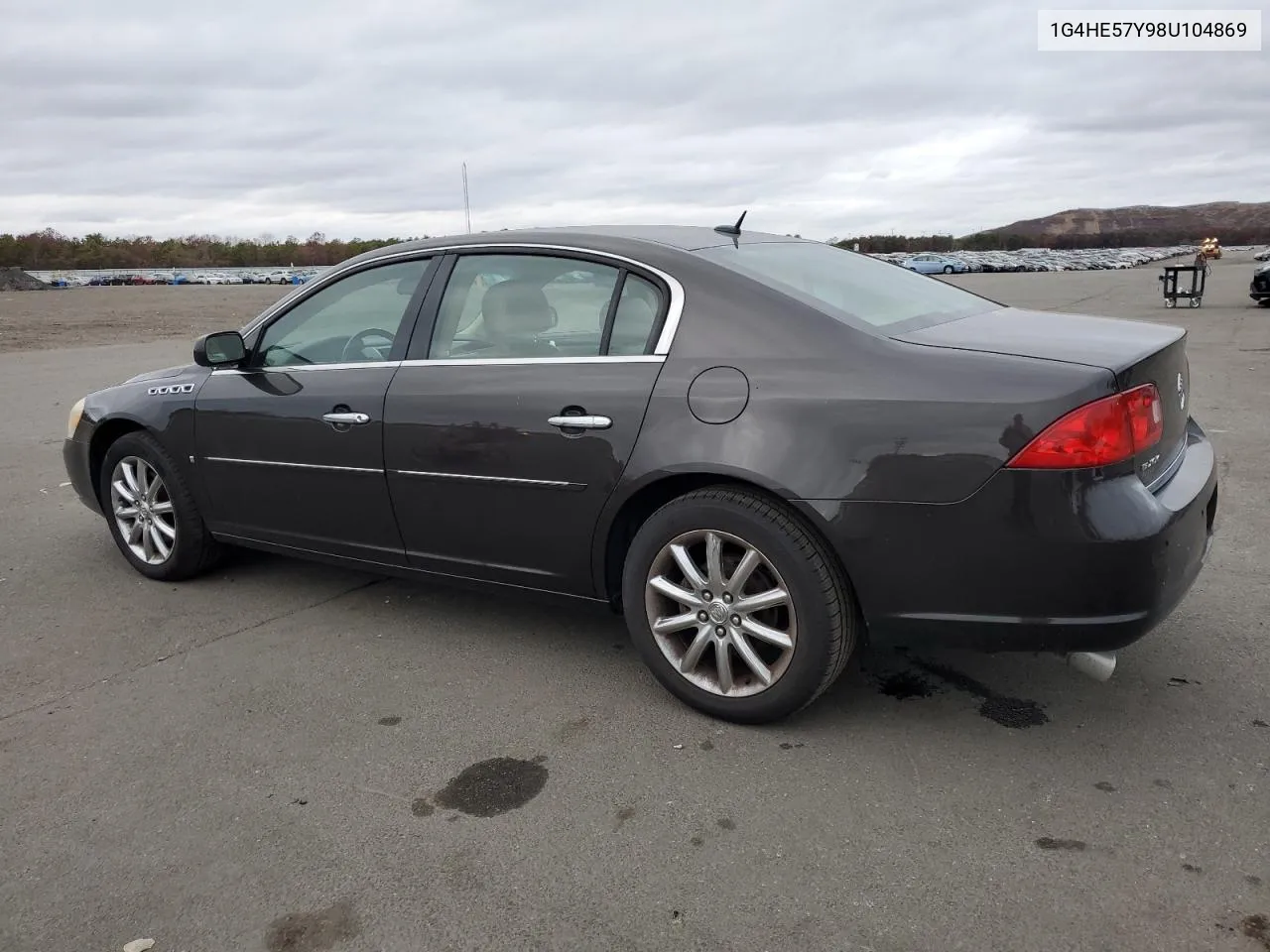 2008 Buick Lucerne Cxs VIN: 1G4HE57Y98U104869 Lot: 78709344