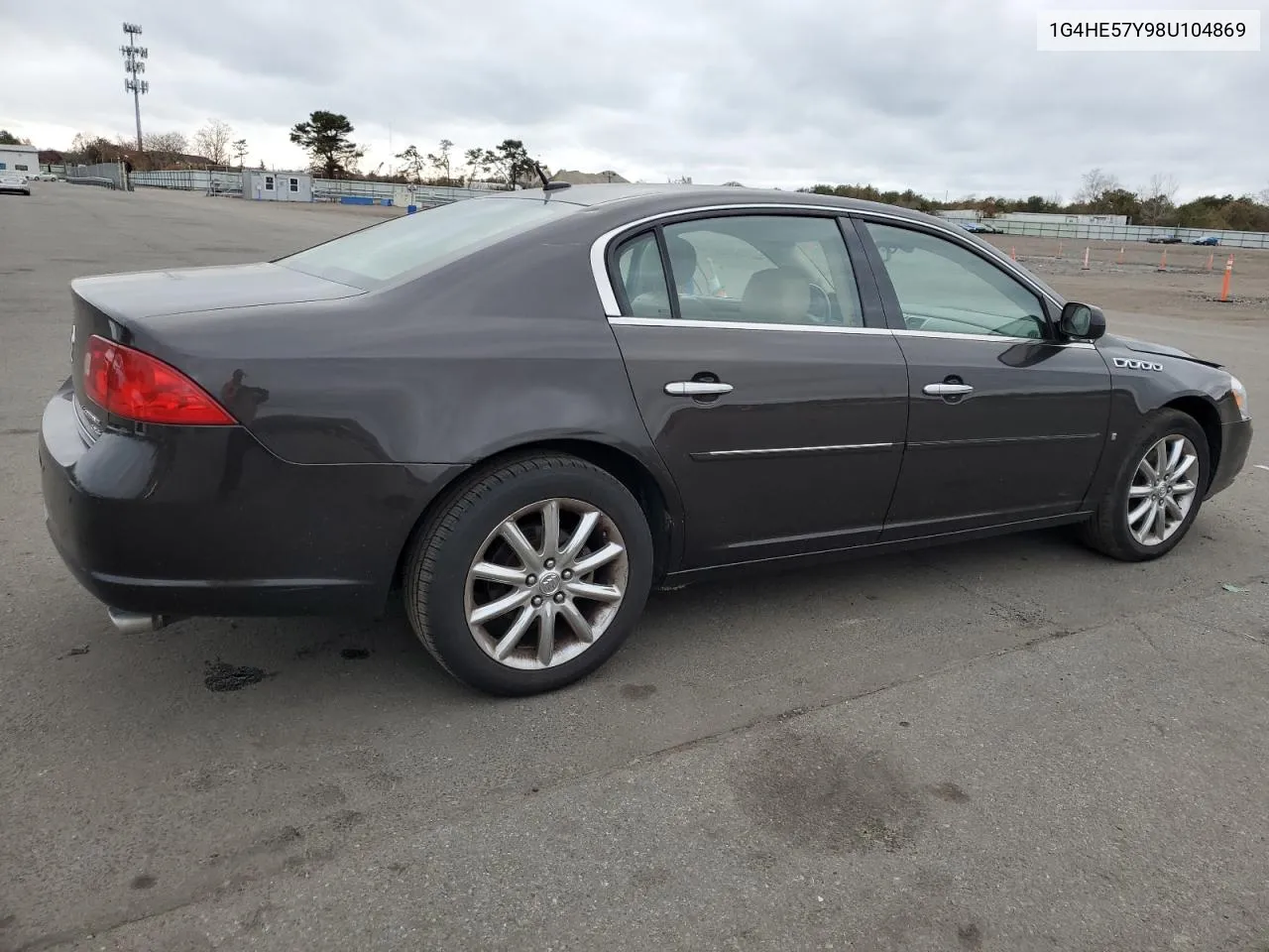 2008 Buick Lucerne Cxs VIN: 1G4HE57Y98U104869 Lot: 78709344