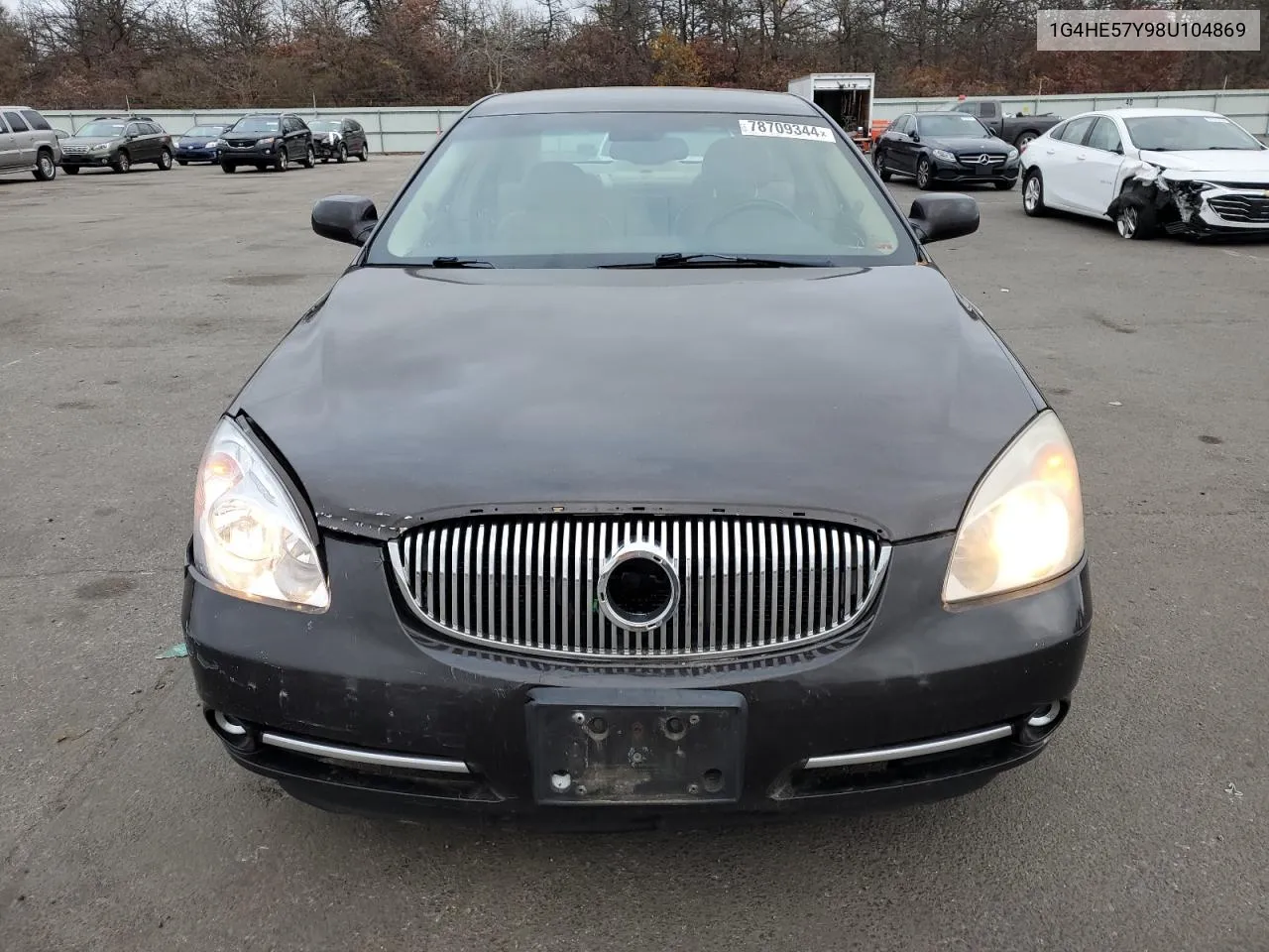 2008 Buick Lucerne Cxs VIN: 1G4HE57Y98U104869 Lot: 78709344