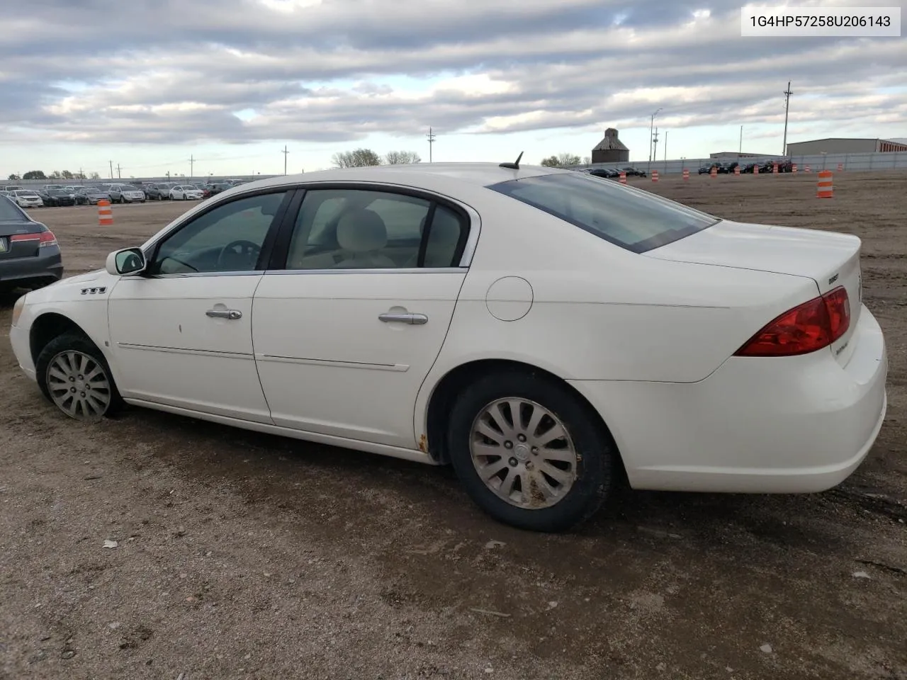 2008 Buick Lucerne Cx VIN: 1G4HP57258U206143 Lot: 78957524