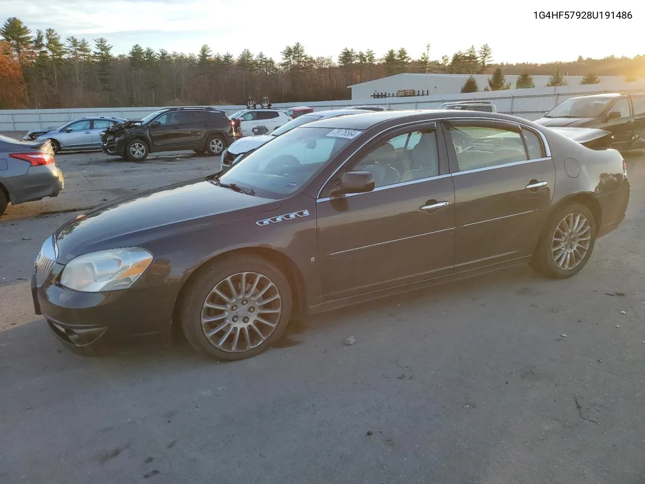 2008 Buick Lucerne Super Series VIN: 1G4HF57928U191486 Lot: 79176564