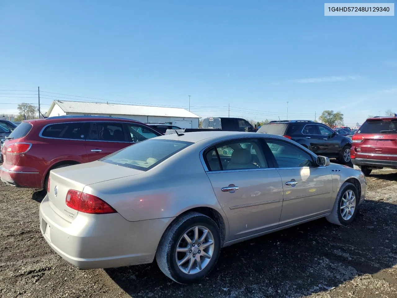 2008 Buick Lucerne Cxl VIN: 1G4HD57248U129340 Lot: 79284524