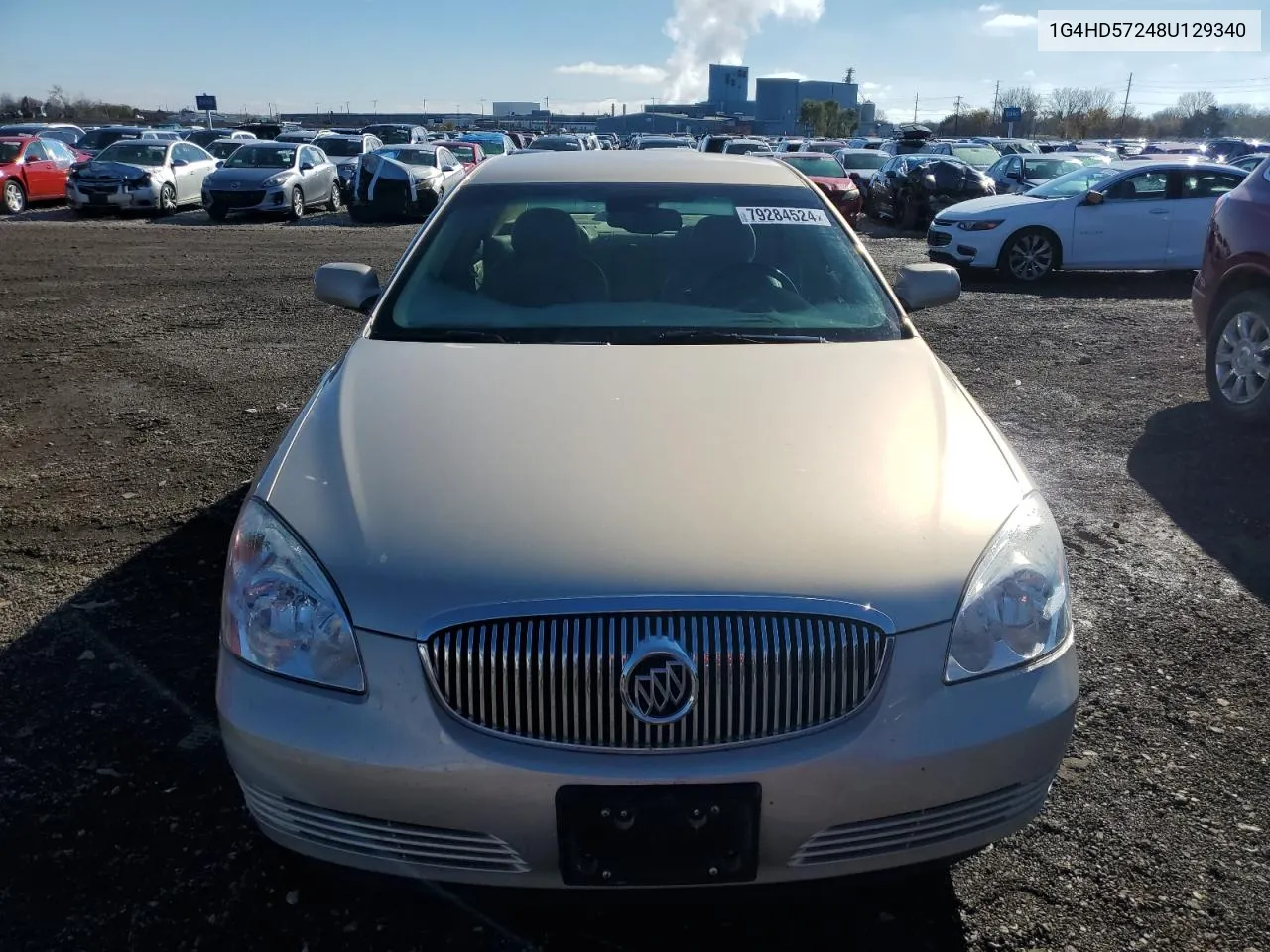 2008 Buick Lucerne Cxl VIN: 1G4HD57248U129340 Lot: 79284524