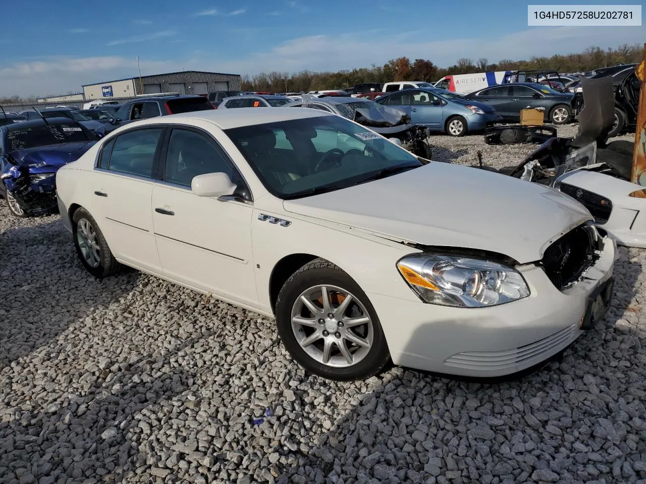 2008 Buick Lucerne Cxl VIN: 1G4HD57258U202781 Lot: 79459494