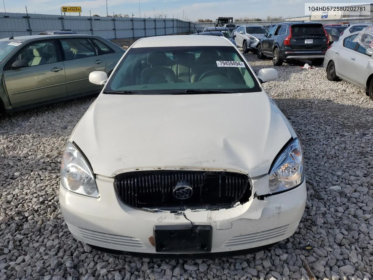 2008 Buick Lucerne Cxl VIN: 1G4HD57258U202781 Lot: 79459494