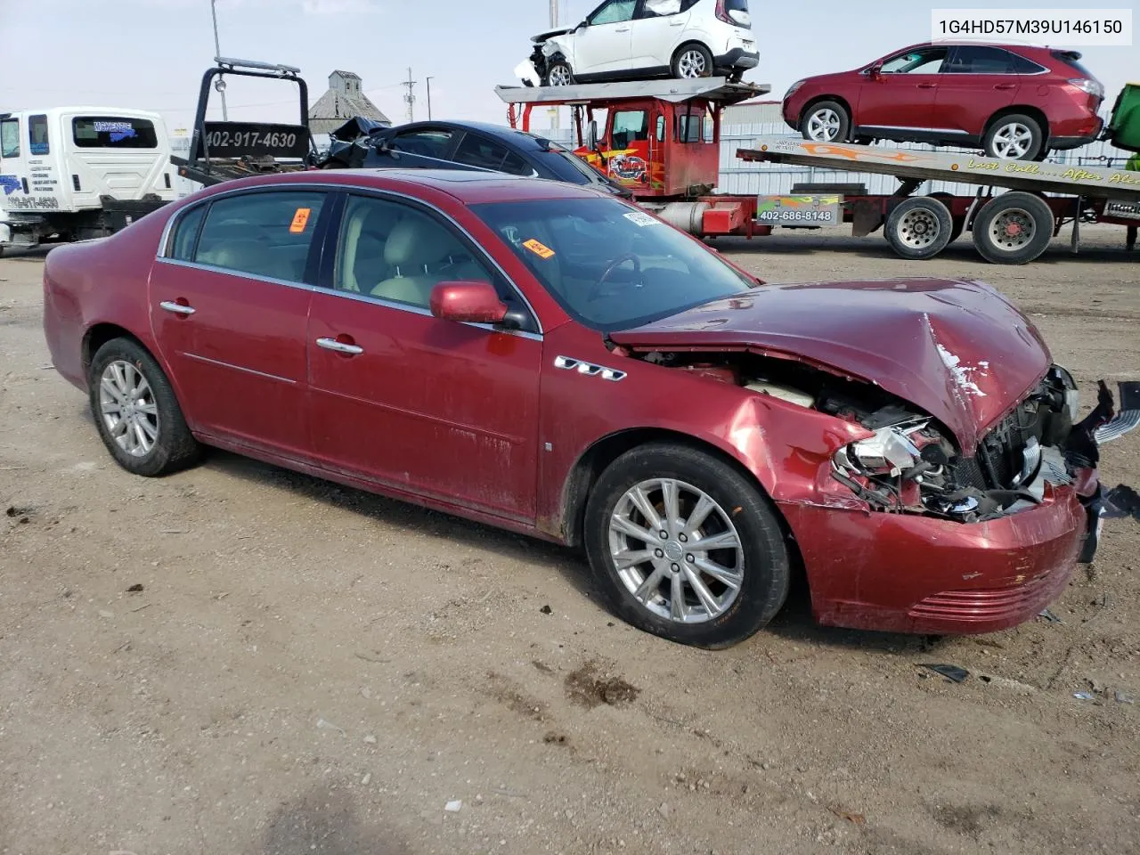 2009 Buick Lucerne Cxl VIN: 1G4HD57M39U146150 Lot: 47994694