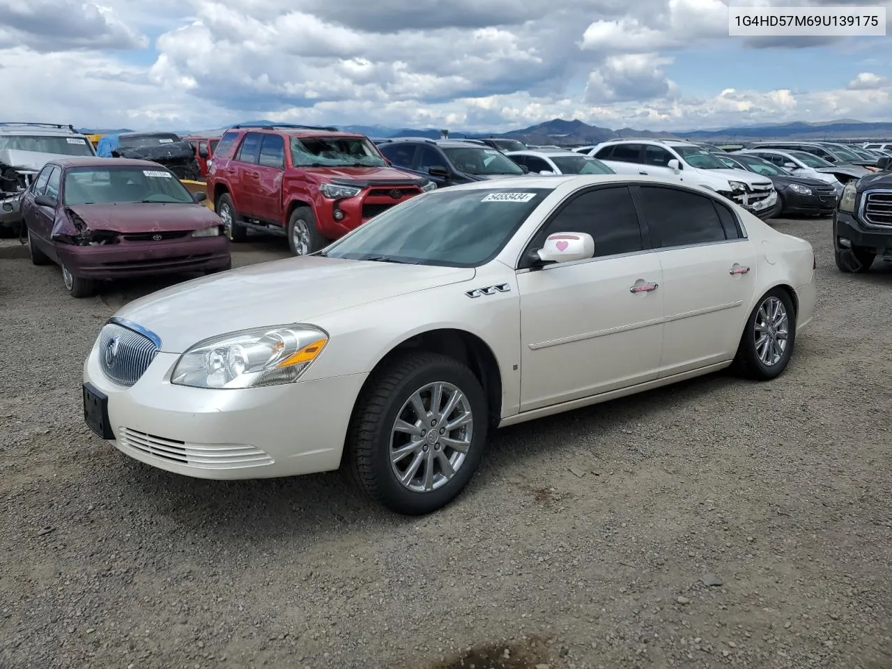 2009 Buick Lucerne Cxl VIN: 1G4HD57M69U139175 Lot: 54553434