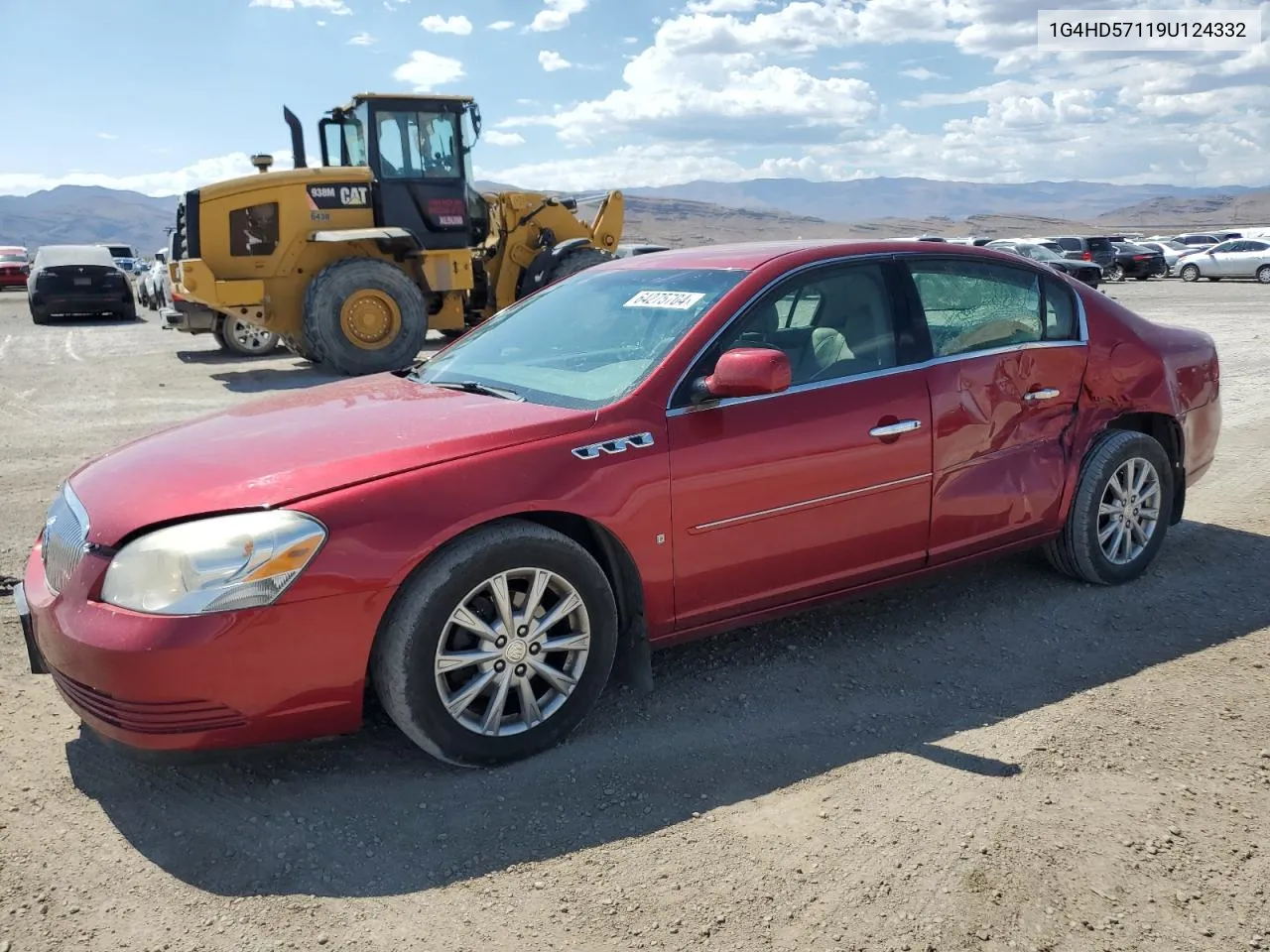 2009 Buick Lucerne Cxl VIN: 1G4HD57119U124332 Lot: 64275704