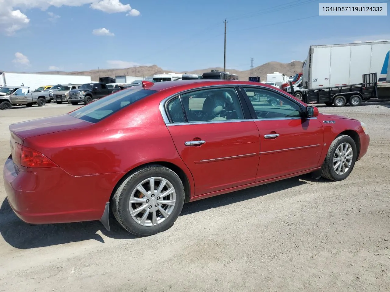 2009 Buick Lucerne Cxl VIN: 1G4HD57119U124332 Lot: 64275704