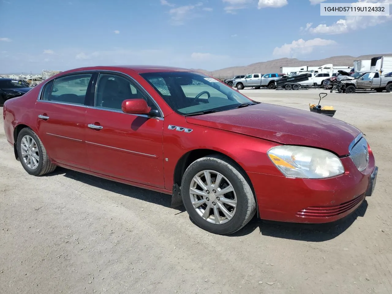 2009 Buick Lucerne Cxl VIN: 1G4HD57119U124332 Lot: 64275704