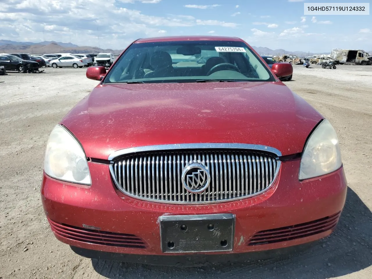 2009 Buick Lucerne Cxl VIN: 1G4HD57119U124332 Lot: 64275704