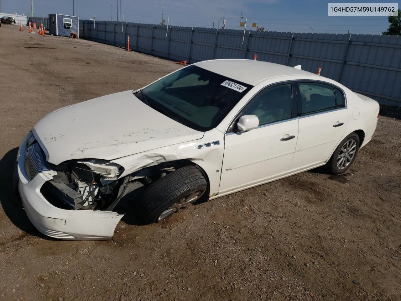 2009 Buick Lucerne Cxl VIN: 1G4HD57M59U149762 Lot: 68021744