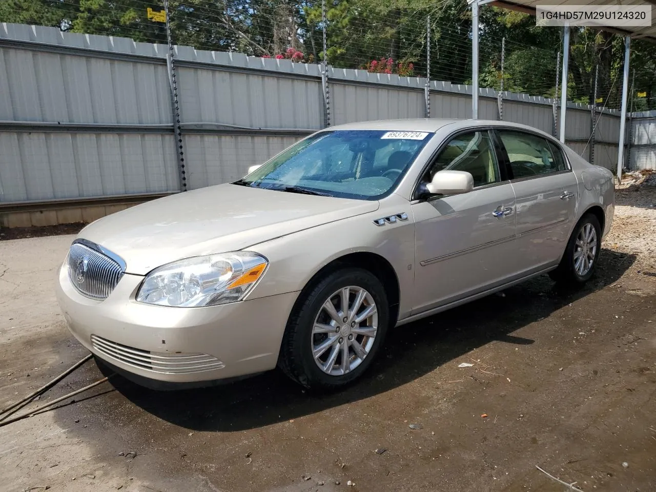 2009 Buick Lucerne Cxl VIN: 1G4HD57M29U124320 Lot: 69376724