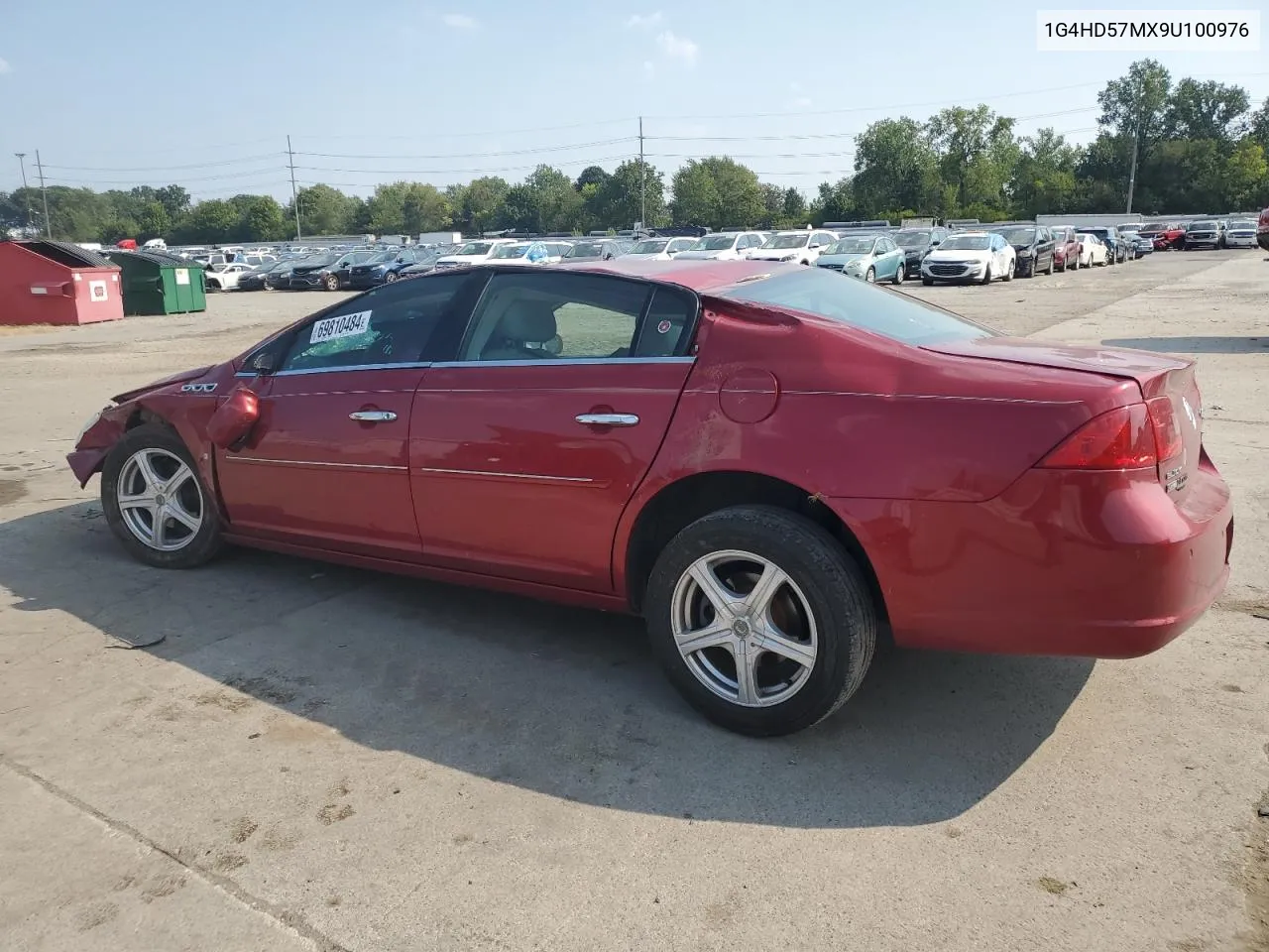 2009 Buick Lucerne Cxl VIN: 1G4HD57MX9U100976 Lot: 69810484