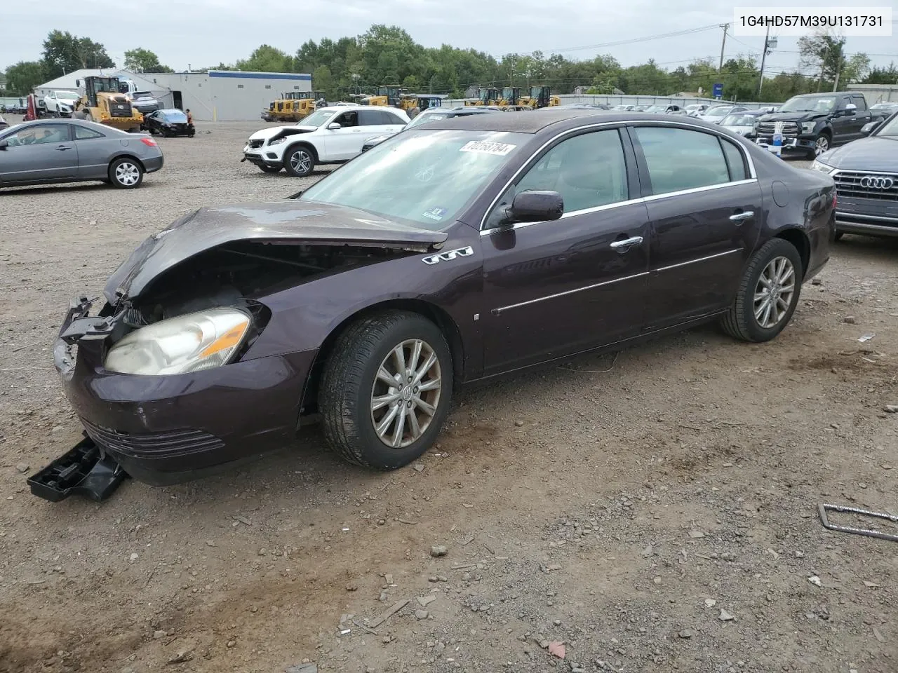 2009 Buick Lucerne Cxl VIN: 1G4HD57M39U131731 Lot: 70258784