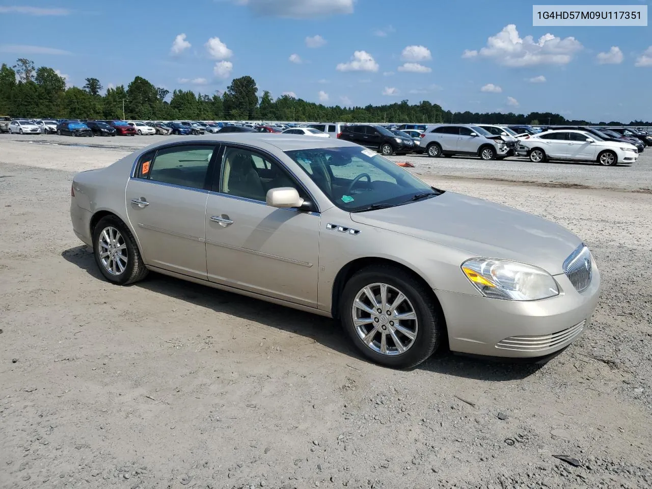 2009 Buick Lucerne Cxl VIN: 1G4HD57M09U117351 Lot: 71788794