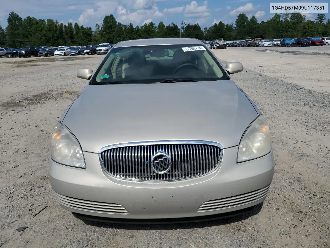 2009 Buick Lucerne Cxl VIN: 1G4HD57M09U117351 Lot: 71788794