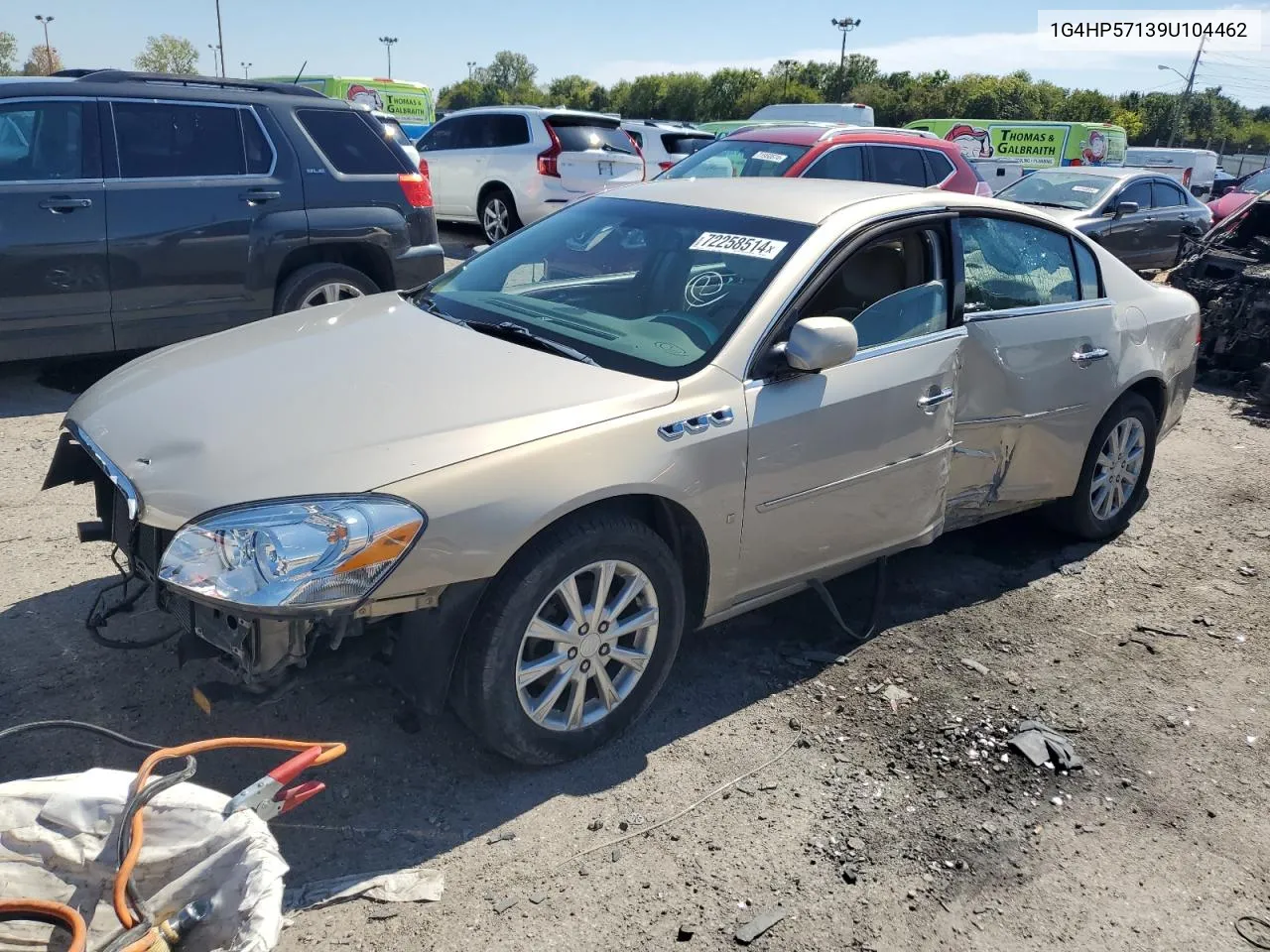 2009 Buick Lucerne Cx VIN: 1G4HP57139U104462 Lot: 72258514