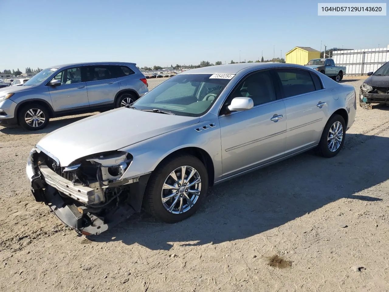 2009 Buick Lucerne Cxl VIN: 1G4HD57129U143620 Lot: 73540284