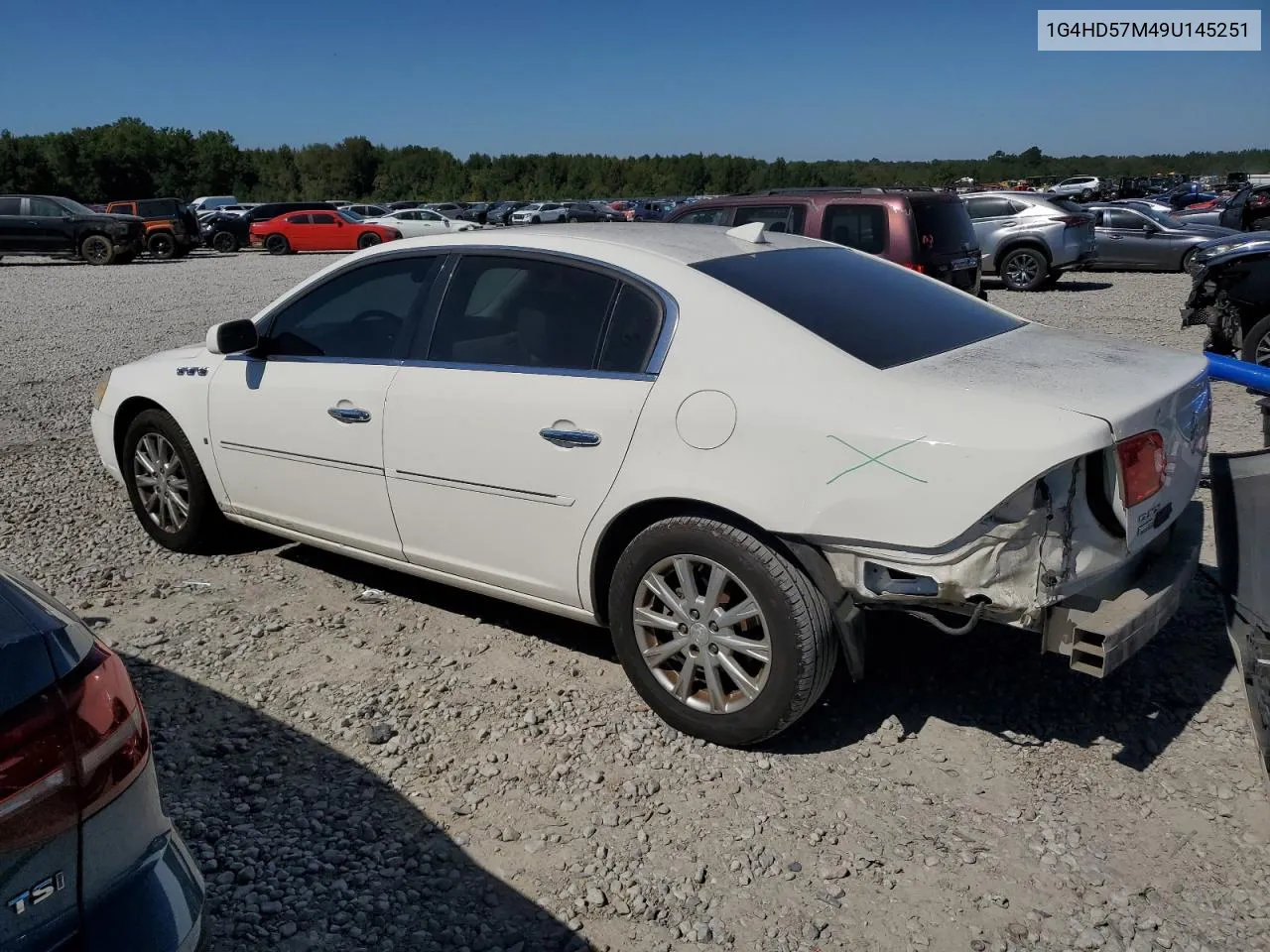 2009 Buick Lucerne Cxl VIN: 1G4HD57M49U145251 Lot: 74072674