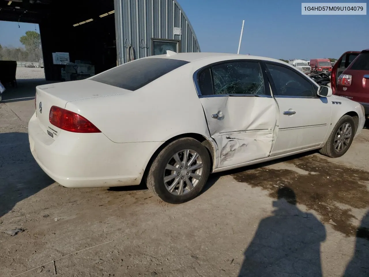 2009 Buick Lucerne Cxl VIN: 1G4HD57M09U104079 Lot: 75639944