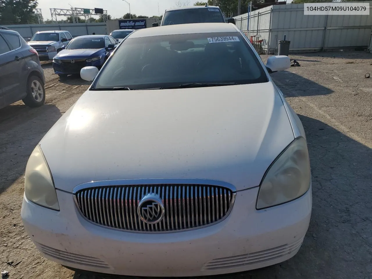 2009 Buick Lucerne Cxl VIN: 1G4HD57M09U104079 Lot: 75639944