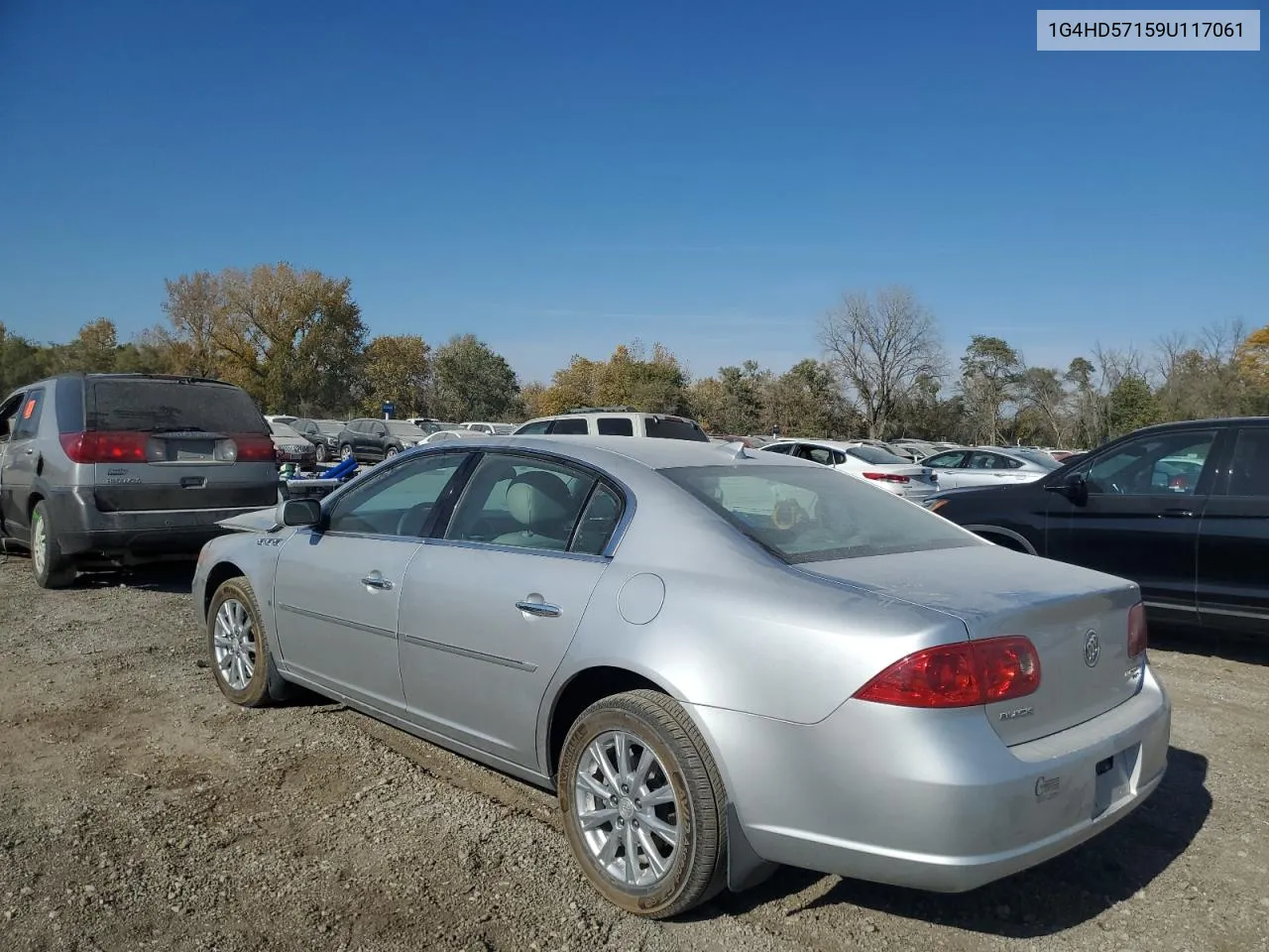 2009 Buick Lucerne Cxl VIN: 1G4HD57159U117061 Lot: 75709954