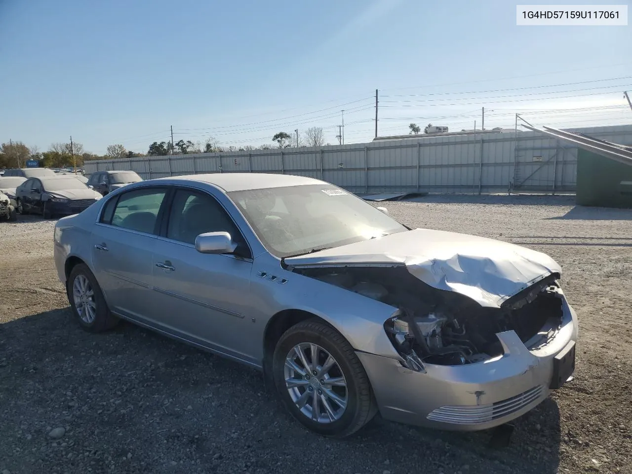 2009 Buick Lucerne Cxl VIN: 1G4HD57159U117061 Lot: 75709954