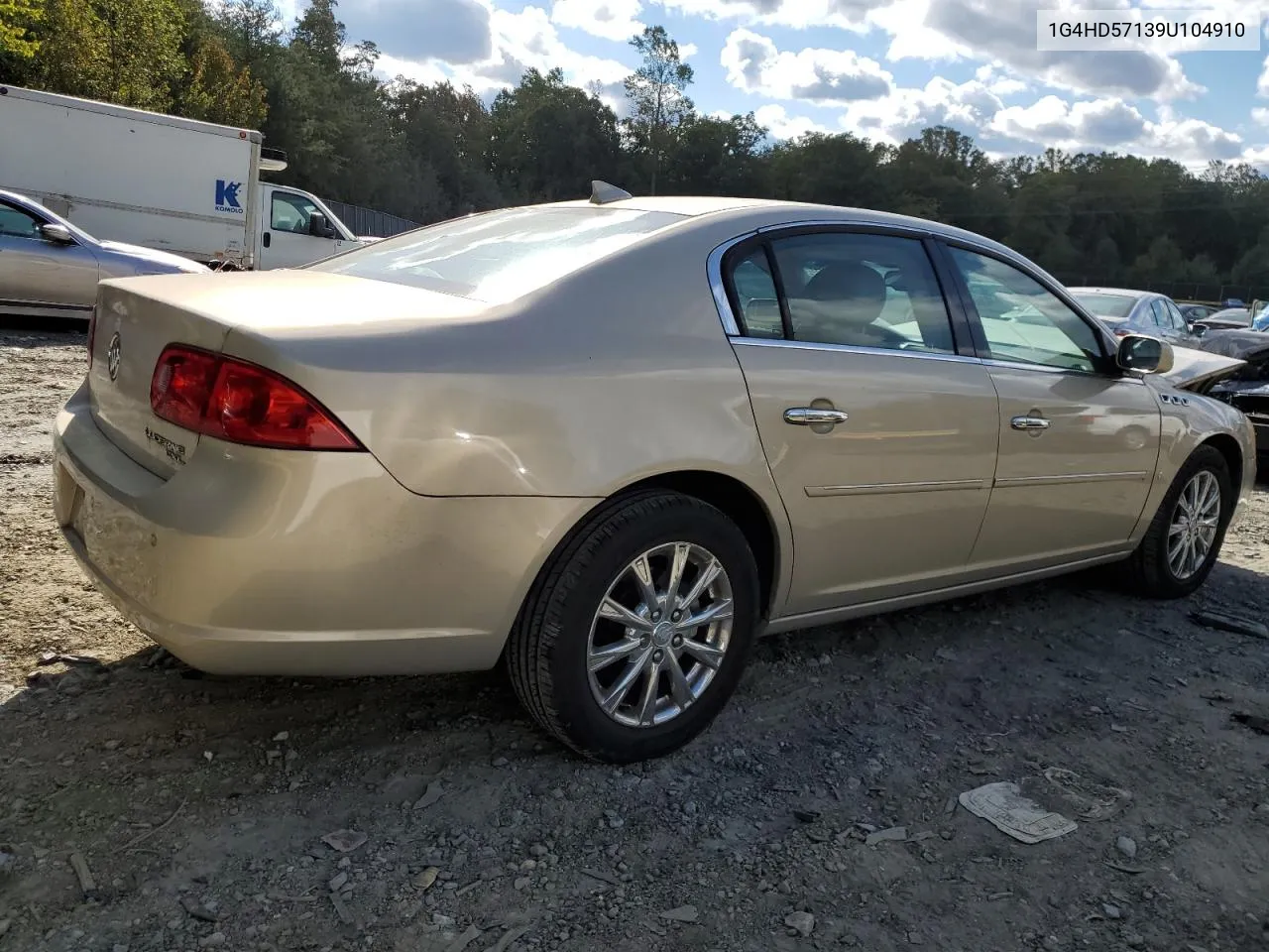 2009 Buick Lucerne Cxl VIN: 1G4HD57139U104910 Lot: 75771784