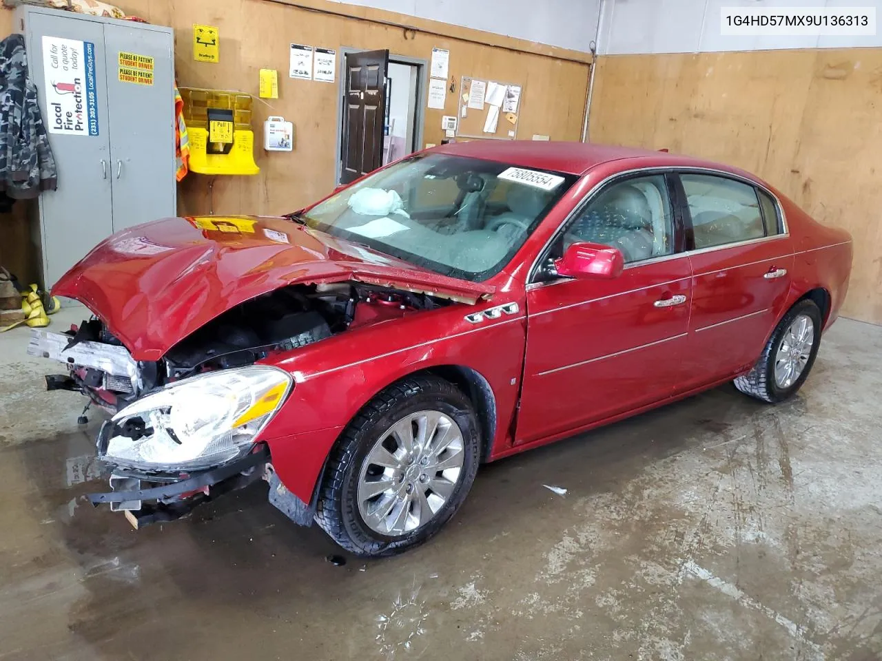 2009 Buick Lucerne Cxl VIN: 1G4HD57MX9U136313 Lot: 75805554