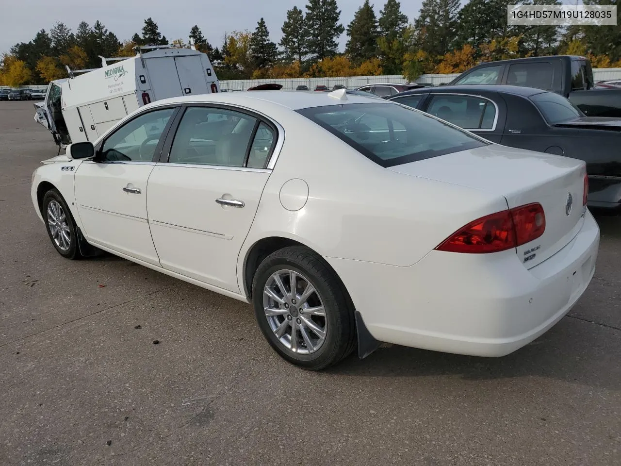 2009 Buick Lucerne Cxl VIN: 1G4HD57M19U128035 Lot: 75844414