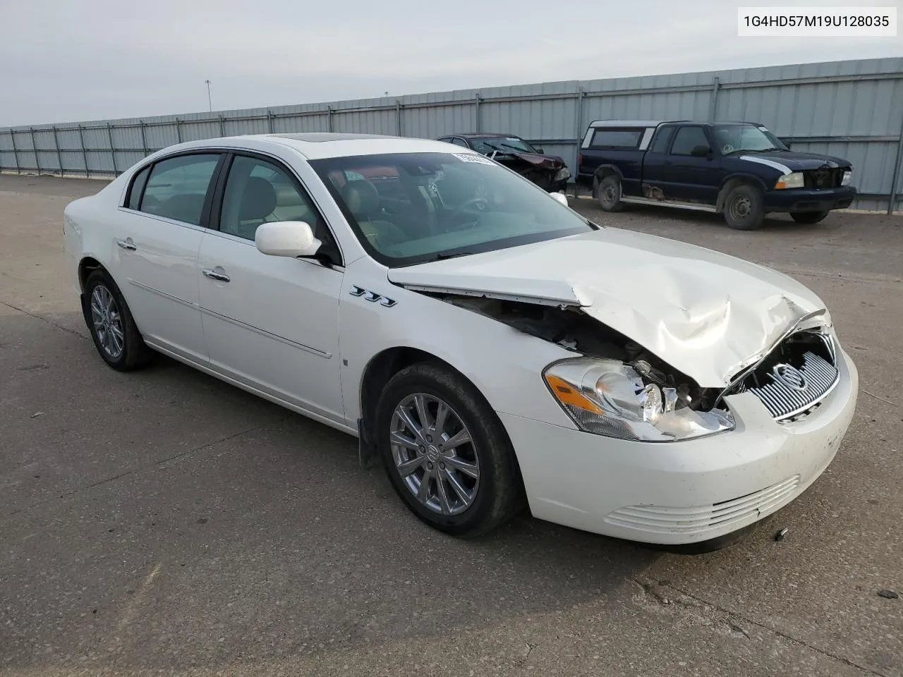 2009 Buick Lucerne Cxl VIN: 1G4HD57M19U128035 Lot: 75844414