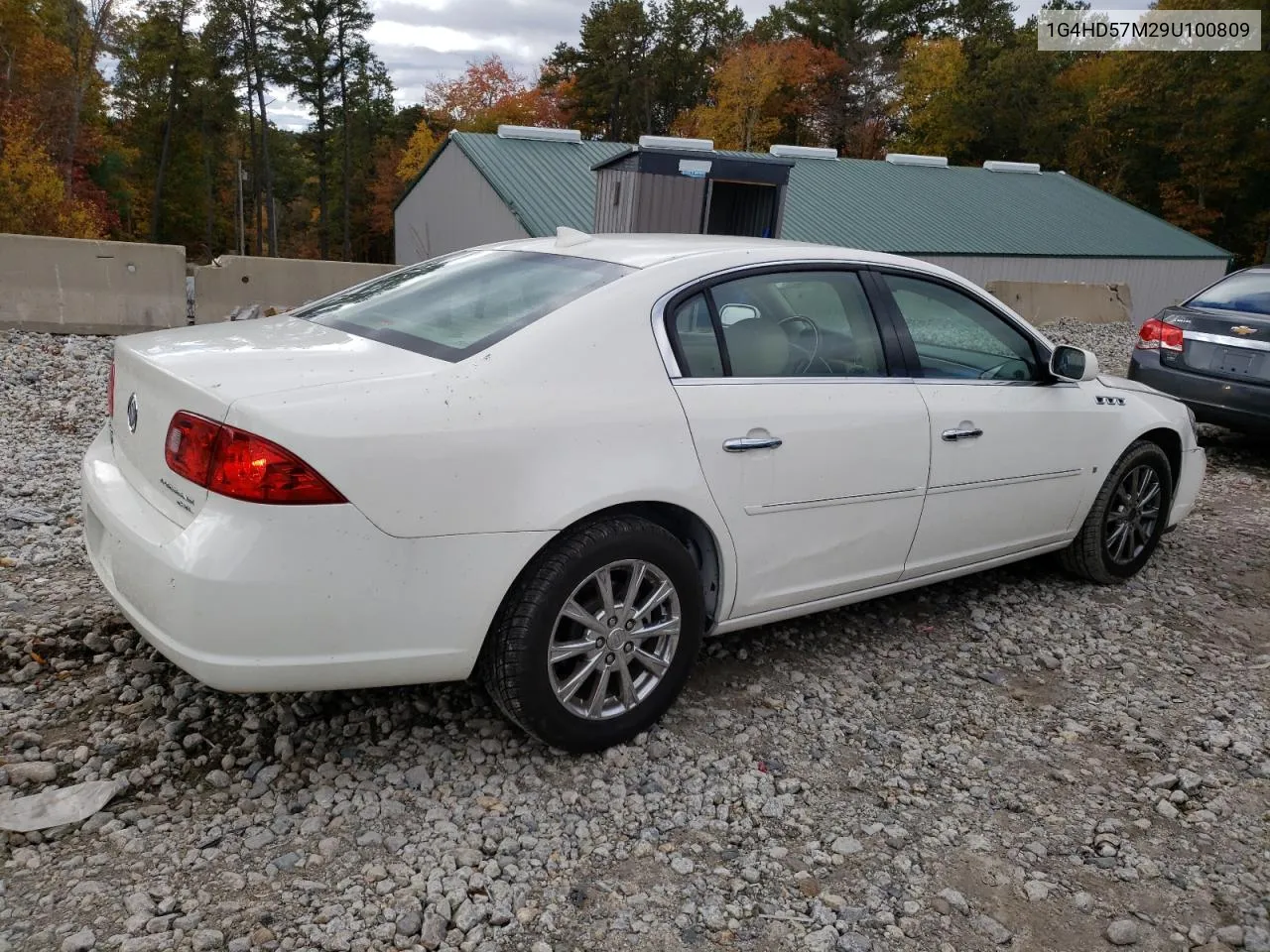 2009 Buick Lucerne Cxl VIN: 1G4HD57M29U100809 Lot: 75868854