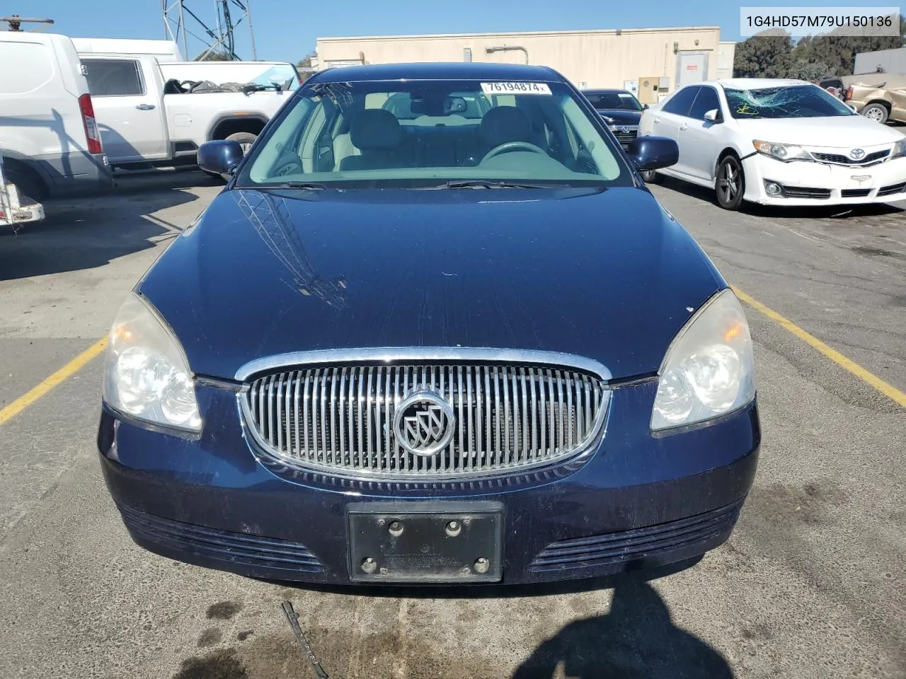 2009 Buick Lucerne Cxl VIN: 1G4HD57M79U150136 Lot: 76194874