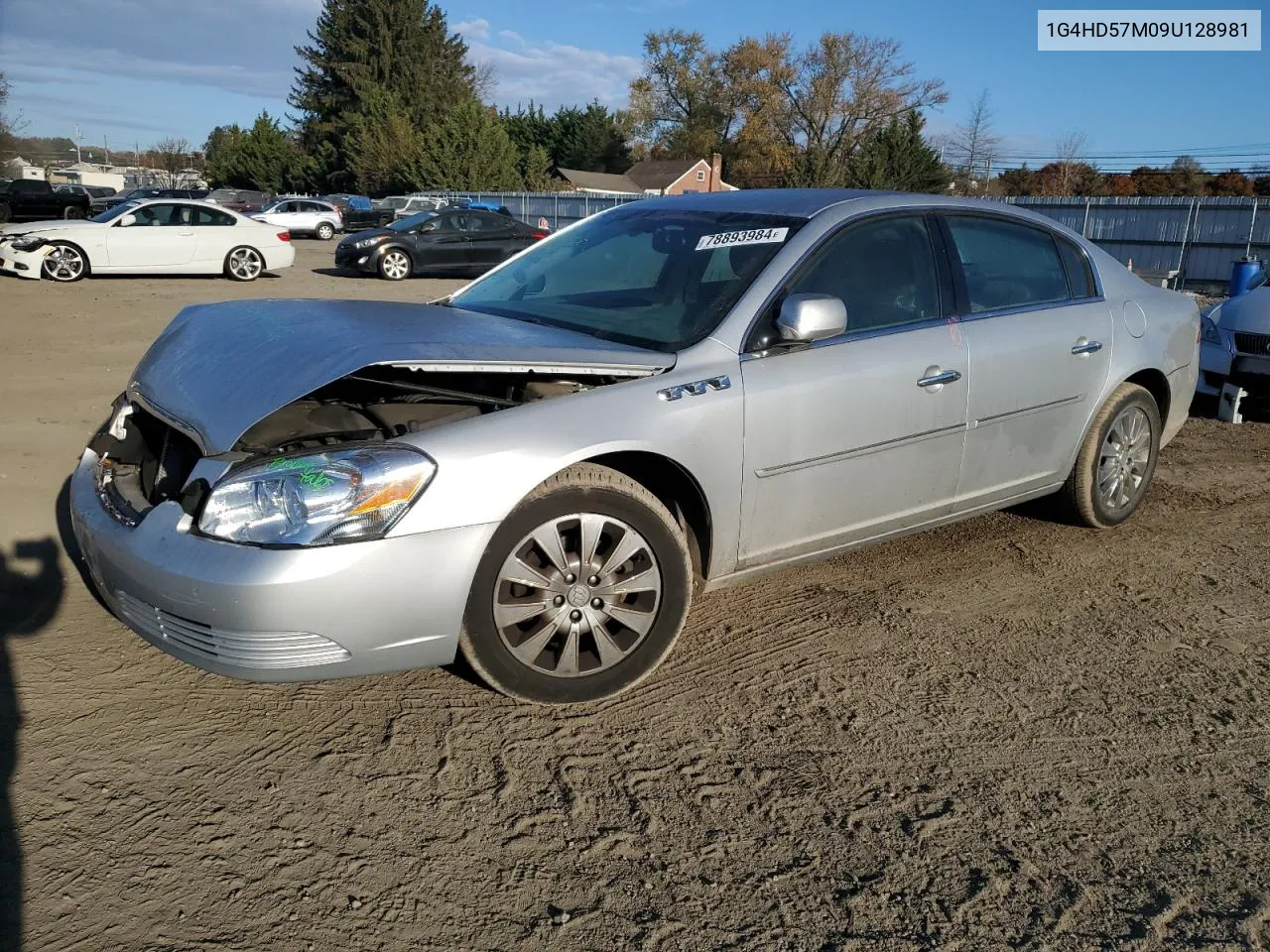 2009 Buick Lucerne Cxl VIN: 1G4HD57M09U128981 Lot: 78893984