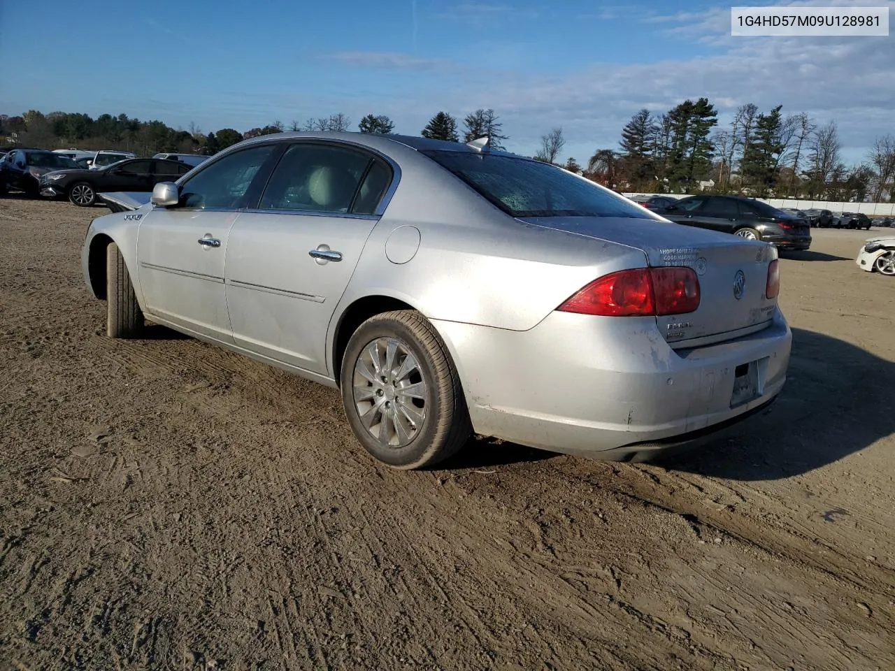 2009 Buick Lucerne Cxl VIN: 1G4HD57M09U128981 Lot: 78893984