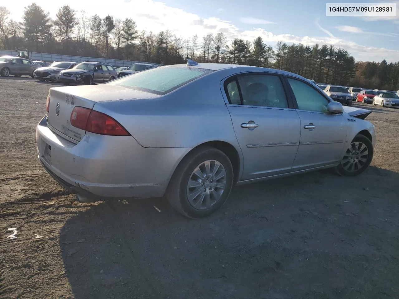 2009 Buick Lucerne Cxl VIN: 1G4HD57M09U128981 Lot: 78893984