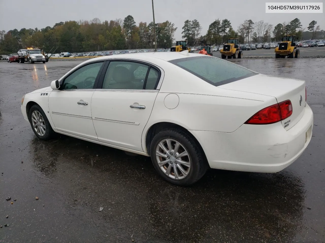 2009 Buick Lucerne Cxl VIN: 1G4HD57M39U117926 Lot: 80581864