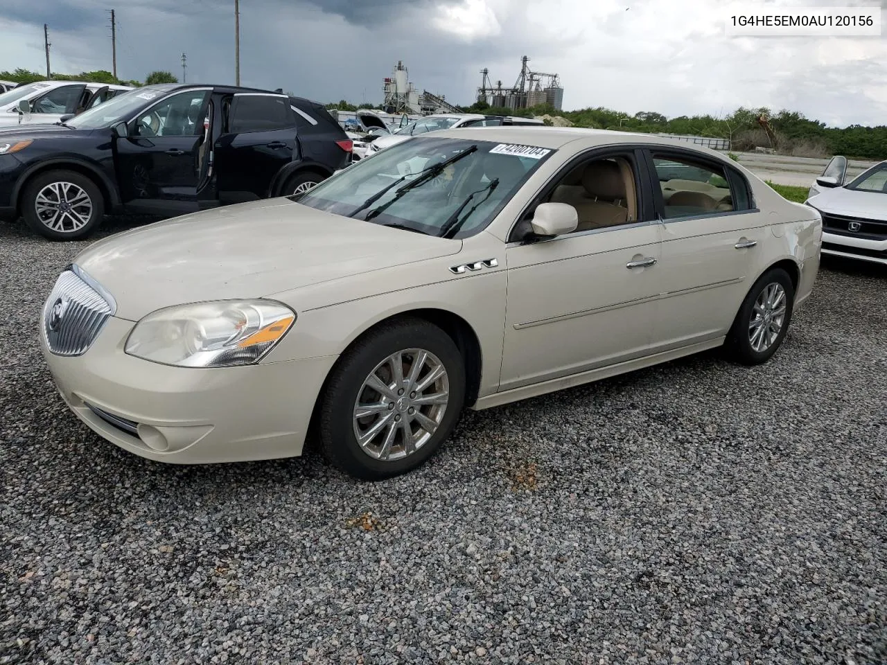 2010 Buick Lucerne Cxl VIN: 1G4HE5EM0AU120156 Lot: 74200704