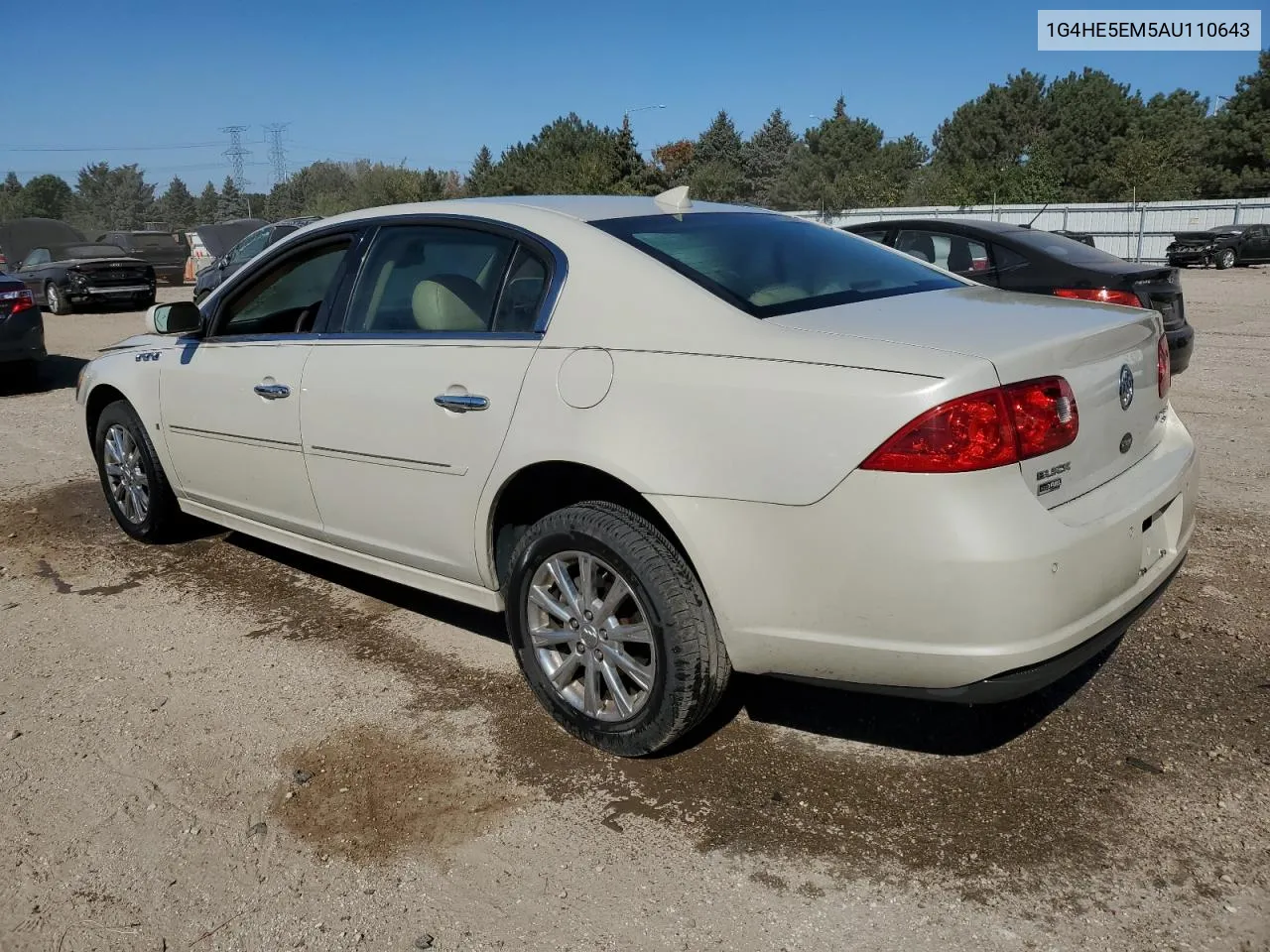 2010 Buick Lucerne Cxl VIN: 1G4HE5EM5AU110643 Lot: 74288484