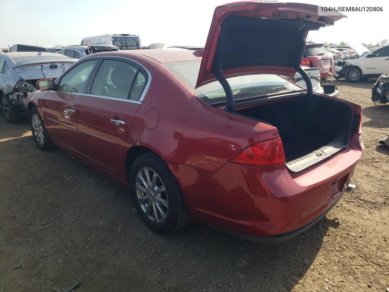 2010 Buick Lucerne Cxl VIN: 1G4HJ5EM8AU120806 Lot: 75360884