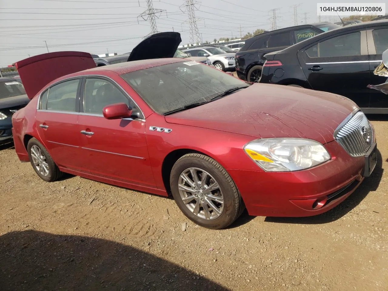 2010 Buick Lucerne Cxl VIN: 1G4HJ5EM8AU120806 Lot: 75360884