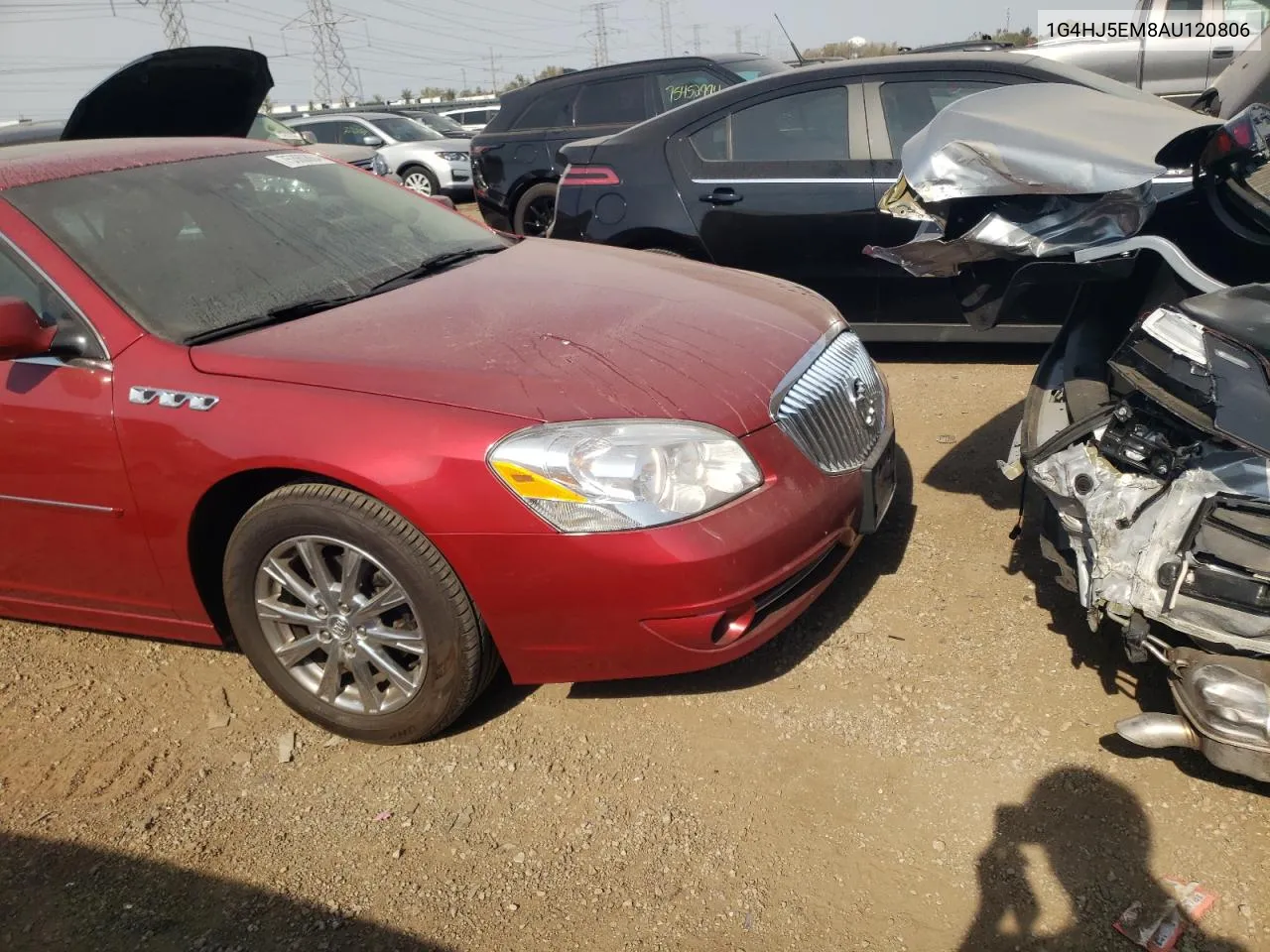 2010 Buick Lucerne Cxl VIN: 1G4HJ5EM8AU120806 Lot: 75360884