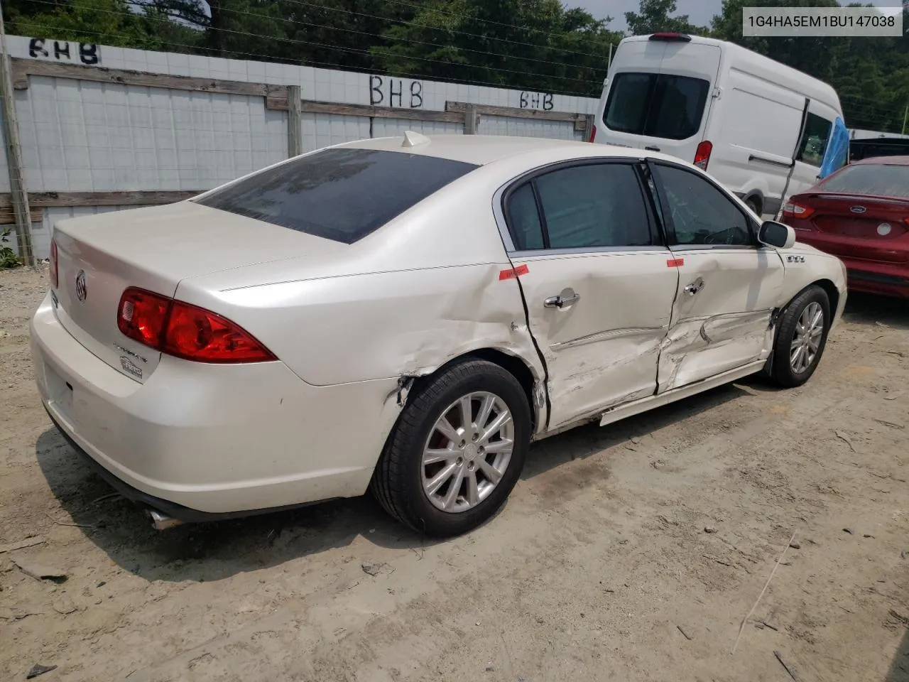 2011 Buick Lucerne Cx VIN: 1G4HA5EM1BU147038 Lot: 57526723