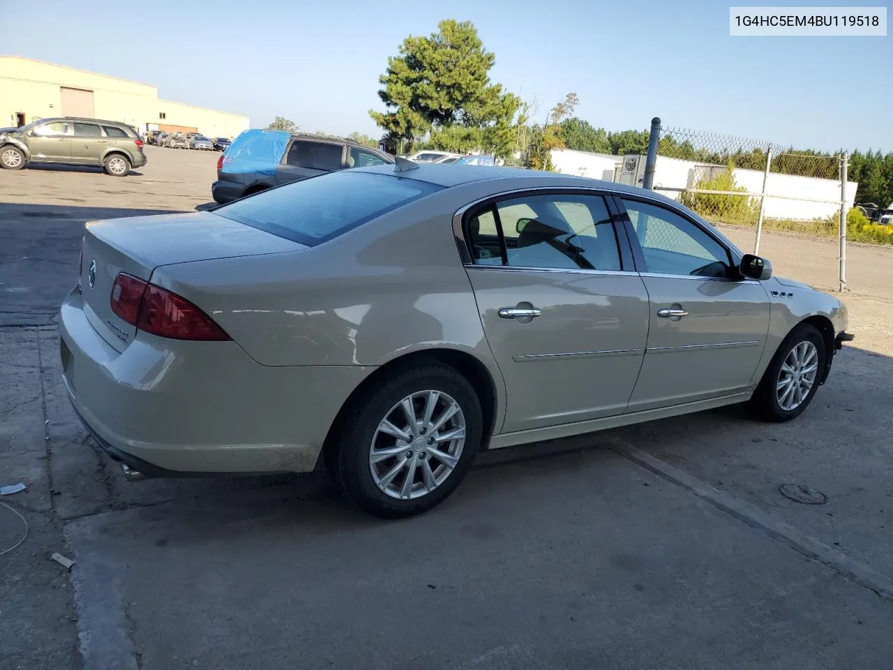 2011 Buick Lucerne Cxl VIN: 1G4HC5EM4BU119518 Lot: 68910734