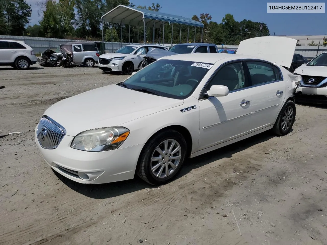 2011 Buick Lucerne Cxl VIN: 1G4HC5EM2BU122417 Lot: 69663524