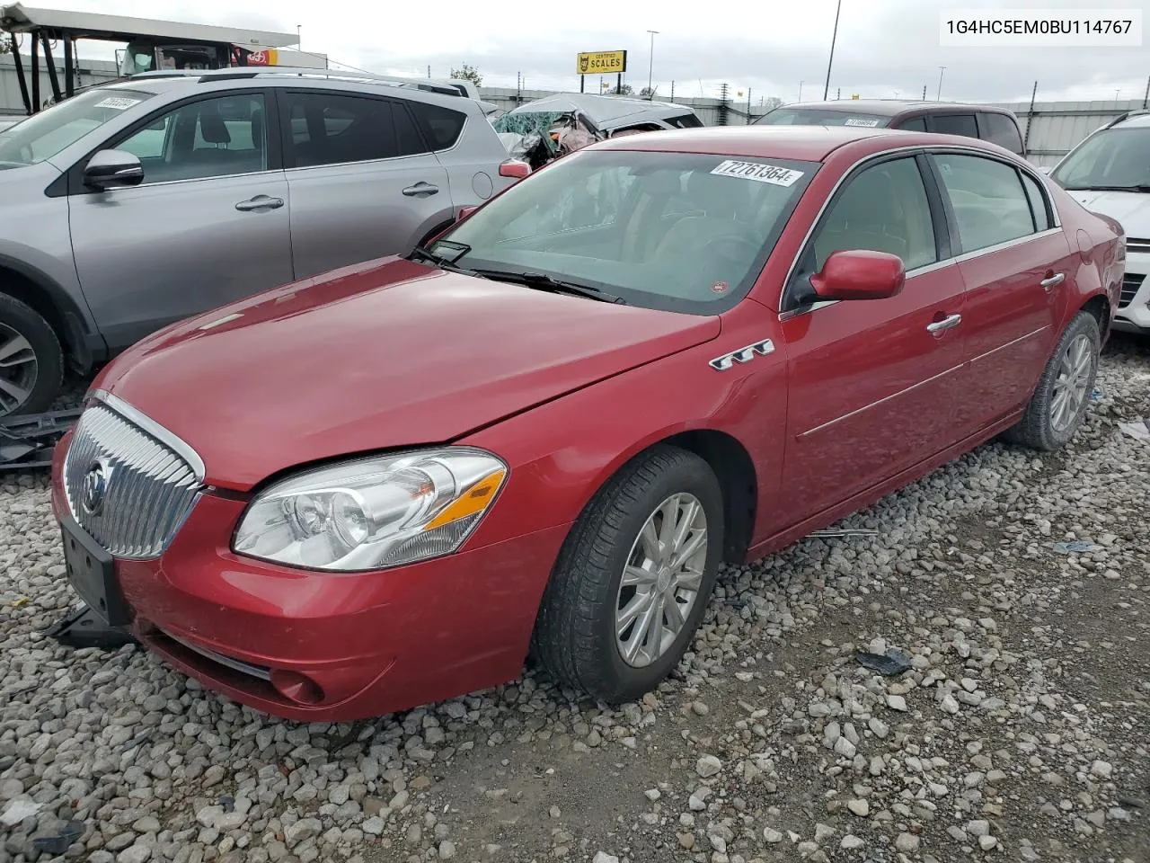 2011 Buick Lucerne Cxl VIN: 1G4HC5EM0BU114767 Lot: 72761364