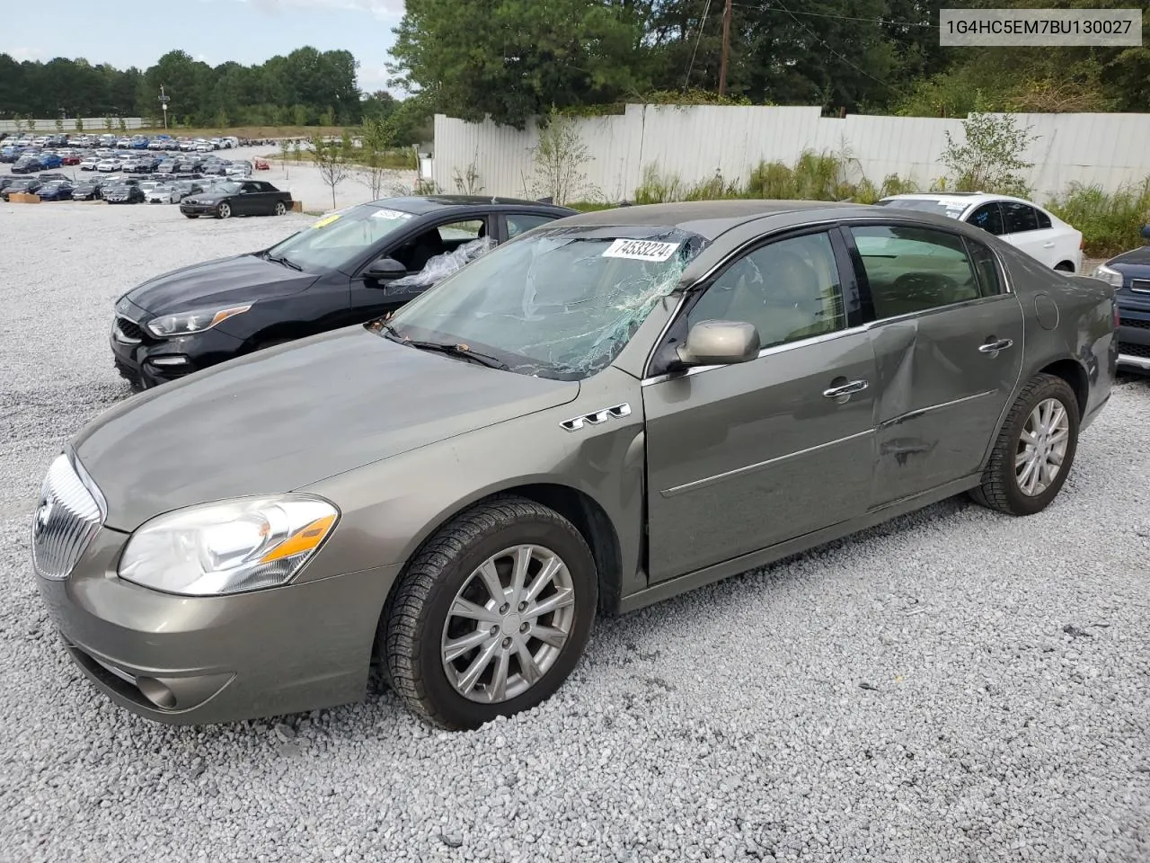 2011 Buick Lucerne Cxl VIN: 1G4HC5EM7BU130027 Lot: 74533224