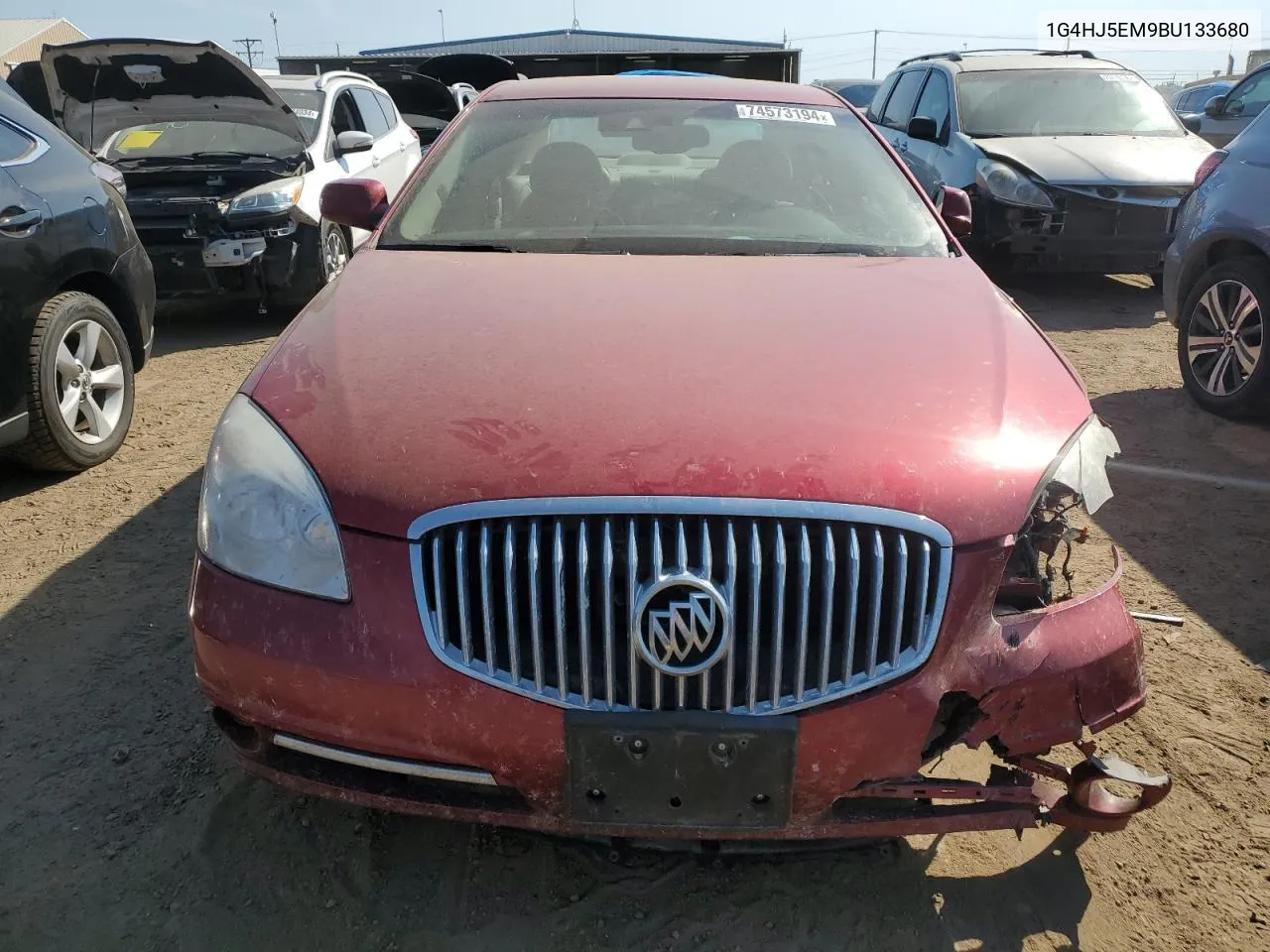 2011 Buick Lucerne Cxl VIN: 1G4HJ5EM9BU133680 Lot: 74573194